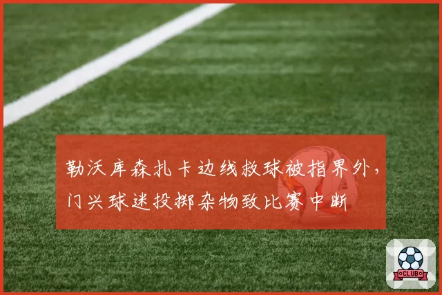 勒沃库森扎卡边线救球被指界外,门兴球迷投掷杂物致比赛中断